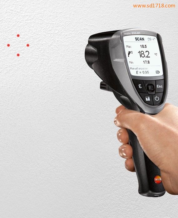 紅外測溫儀(含濕度模塊 )testo 835-H1